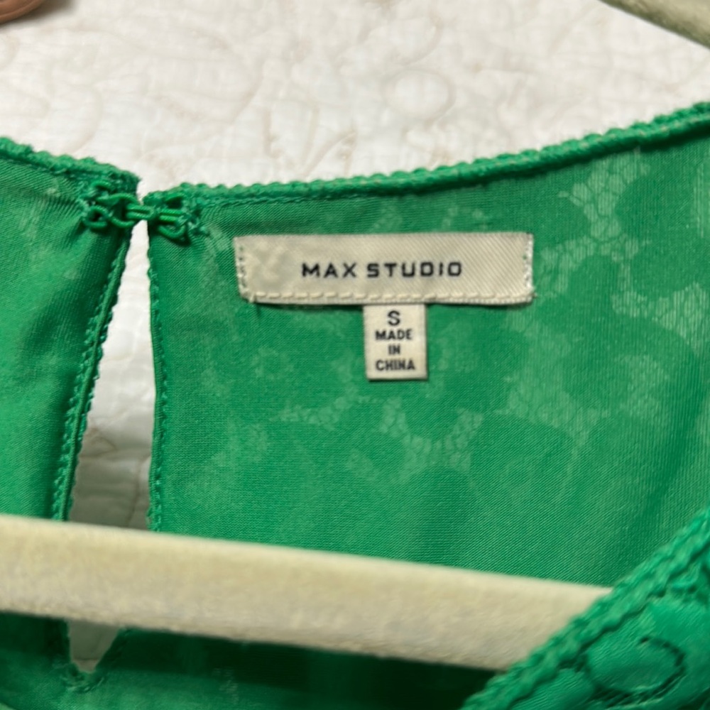 Max Studio Dress Green Gem